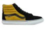 Tênis Masculino Vans SK8 Hi Pro (Corduroy) - Black/Yolk Yellow