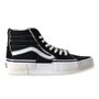 Tênis Masculino Vans SK8 HI Reconstruct - Black/True White