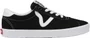 Tênis Masculino Vans Sport Low clássico - Preto/Branco