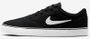 Tênis Nike Masculino SB Chron 2 (LONA) Canvas - Black White