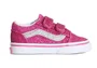 Tênis Vans Infantil Old Skoll V - Glitter Raspberry Rose