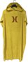 Toalha Poncho Hurley de Algodão Super Macia para Prática do Surf na Praia - Amarelo