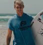 Toalha Poncho Surf Freesurf Acess toque suave e macio atoalhado extremamente útil  - Azul