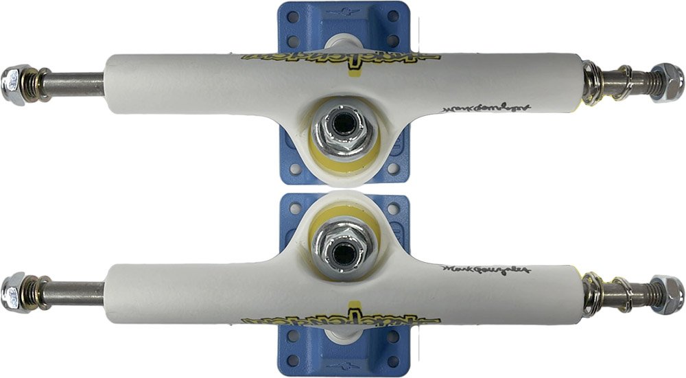 Truck para Skate Independent Stage 4 Pro Mark Gonzales Flat 151MM - Branco/Azul